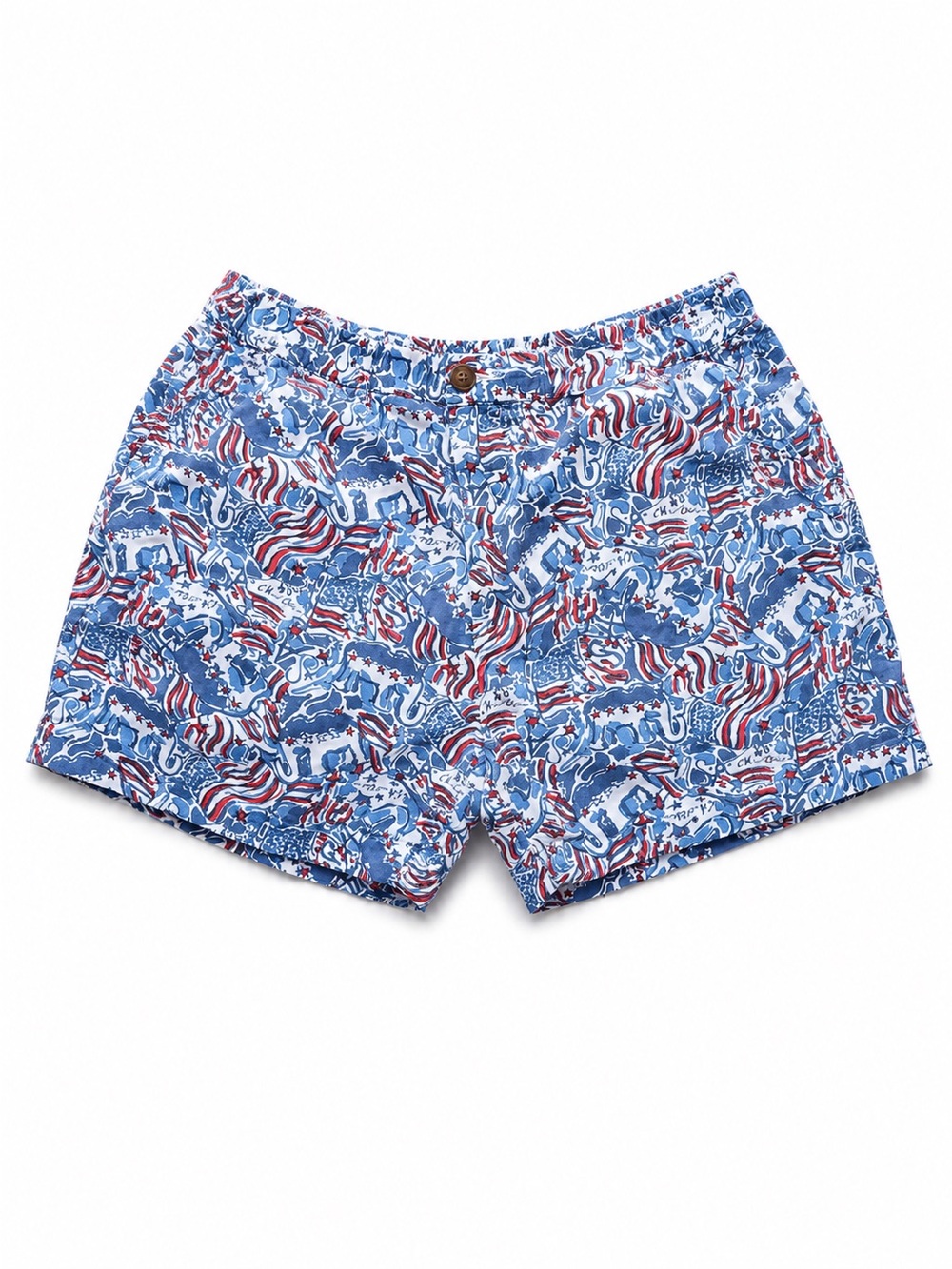 Chubbies Men’s Shorts Large USA America Red White Blue Patriotic - Picture 1 of 4